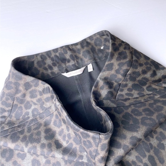 Leopard Print Soft Surroundings Ponte Pants - Picture 4 of 5